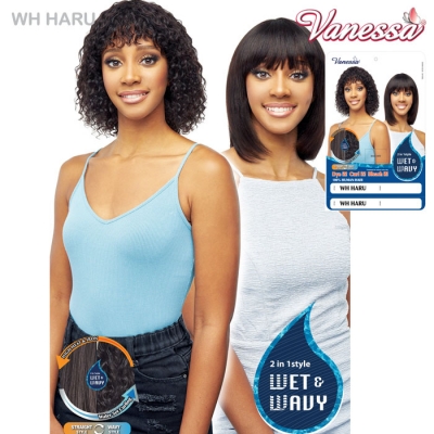 Vanessa 100% Human Hair Wet & Wavy Wig - WH HARU